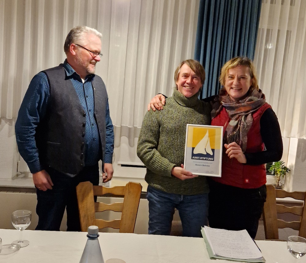 Überreichung der Zeitstifter-Urkunde